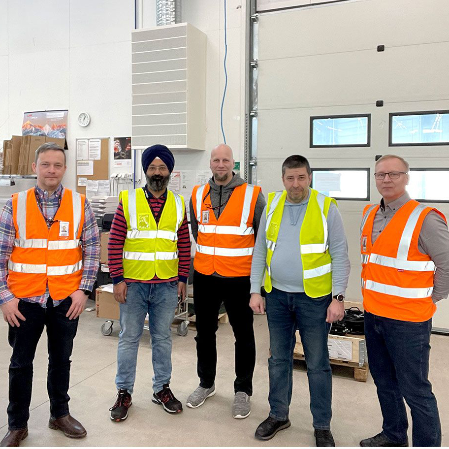 Mr. Kari Ulmanen from Normet Oy and Mr. Rakesh Kapoor from Normet Group Faridabad, India visiting Vieremä factory on March 2023. Mr. Kari Ulmanen from Normet Oy and Mr. Rakesh Kapoor from Normet Group Faridabad, India visiting Vieremä factory on March 2023.