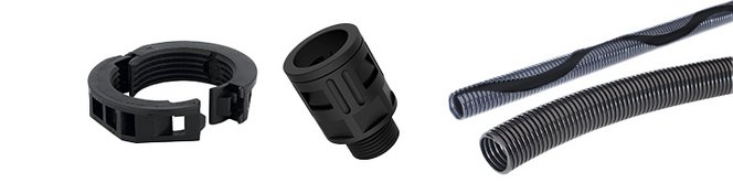 Parallel corrugated protective conduit systems